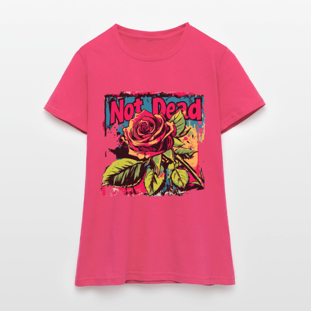 Den Eviga Rosen, T-shirt dam - azalea
