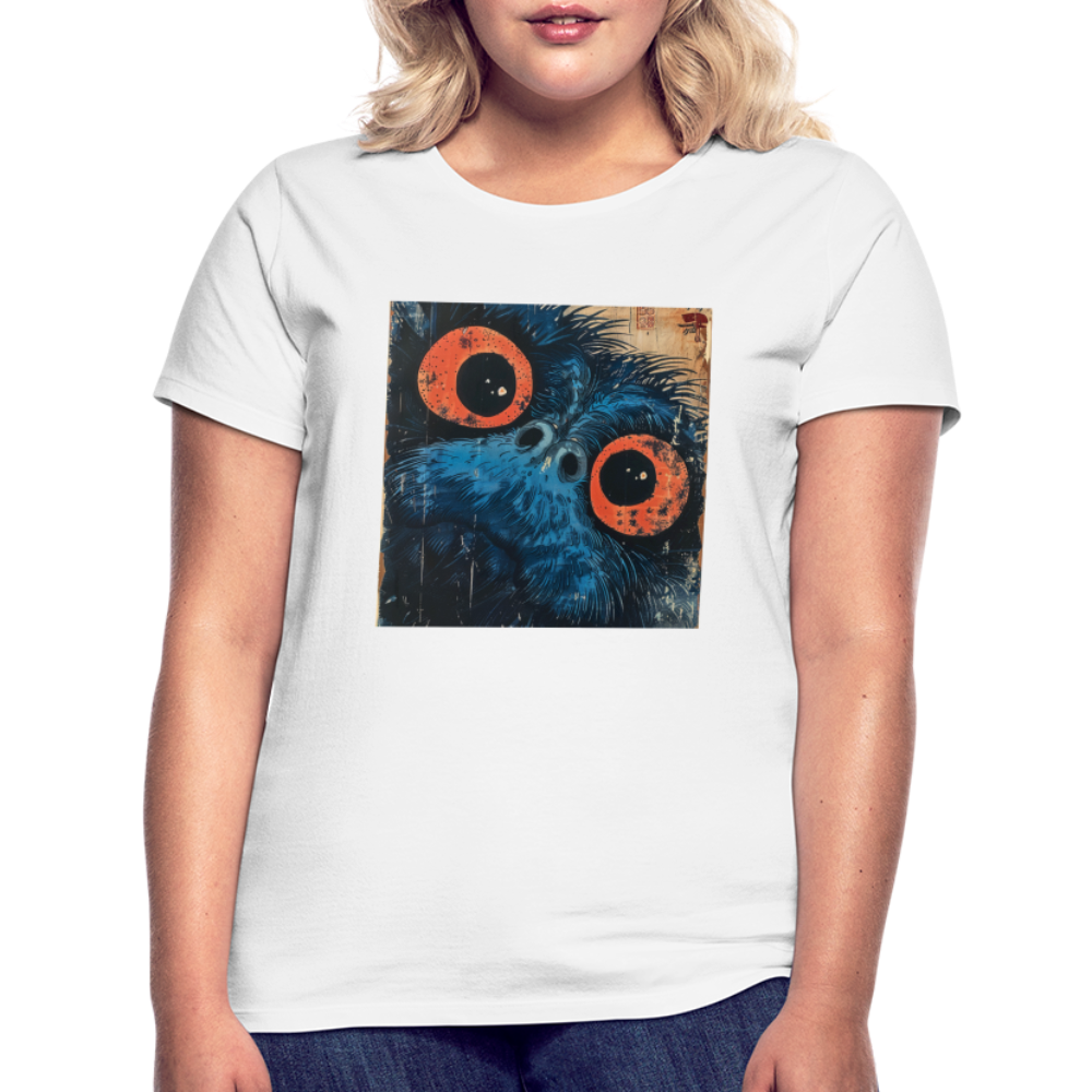Den blå vännen, T-shirt dam - vit