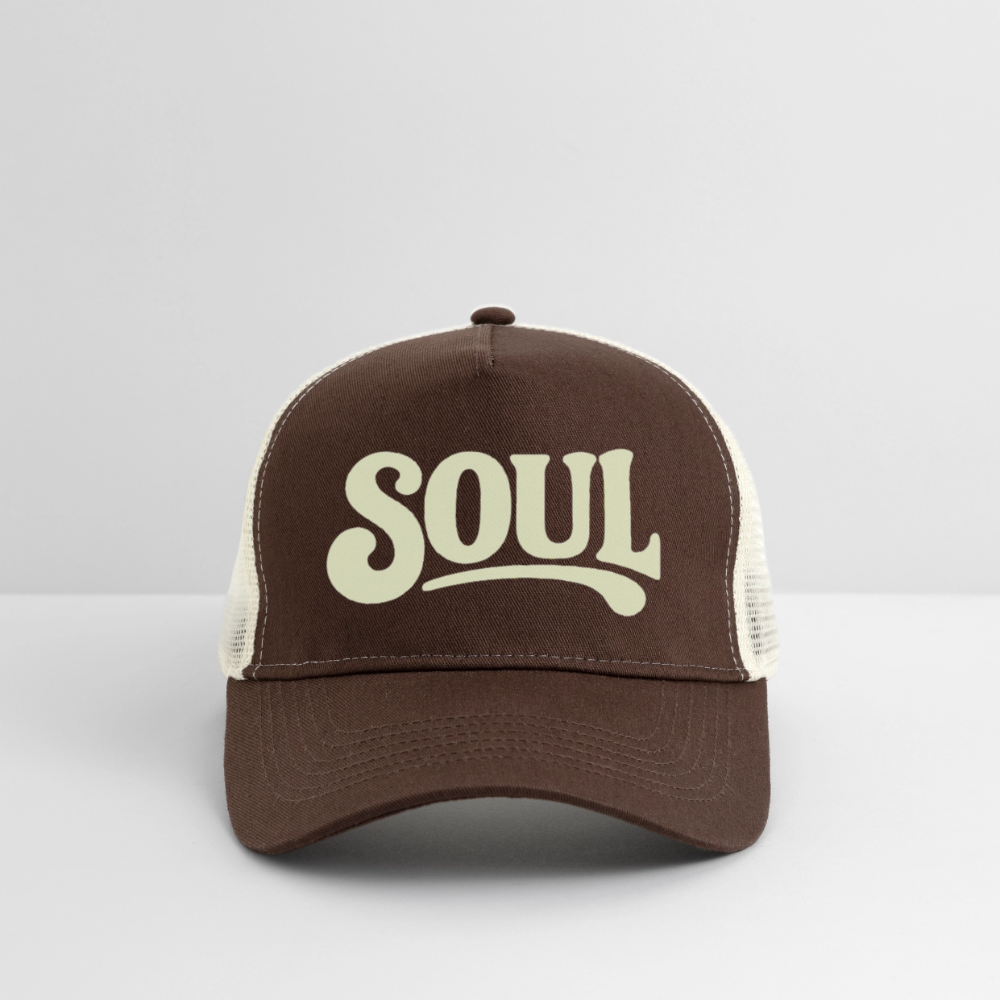 All About Soul, Trucker Cap - brun/beige