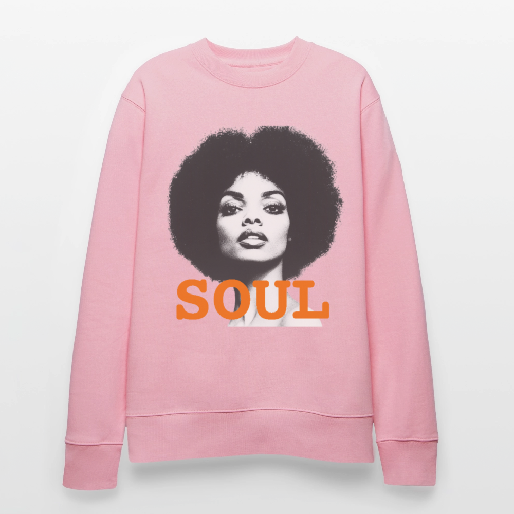 Soul PWR, Ekologisk sweatshirt CHANGER unisex frÄn Stanley/Stella - ljusrosa
