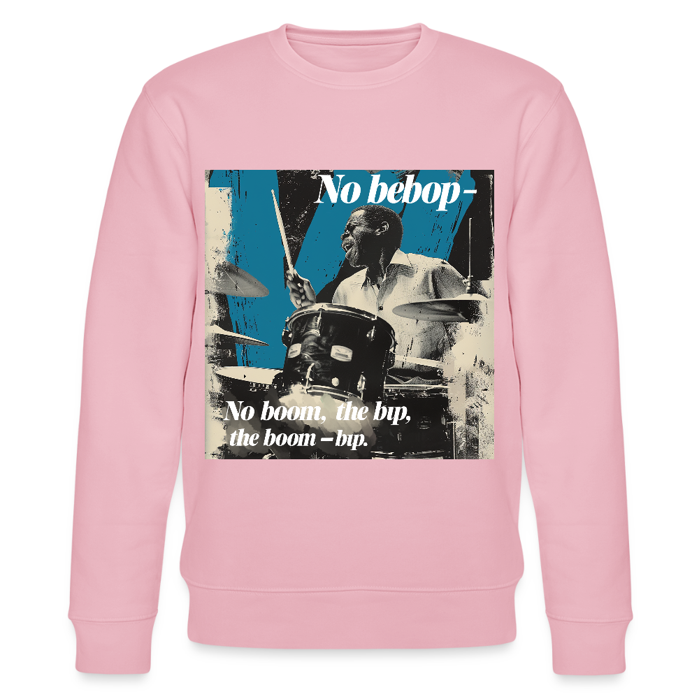 Push It Bebop, Ekologisk sweatshirt CHANGER unisex från Stanley/Stella - ljusrosa