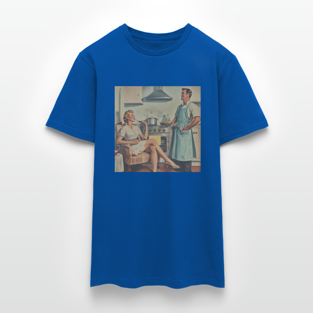 Äta bör man - annars dör man, T-shirt herr - kungsblå