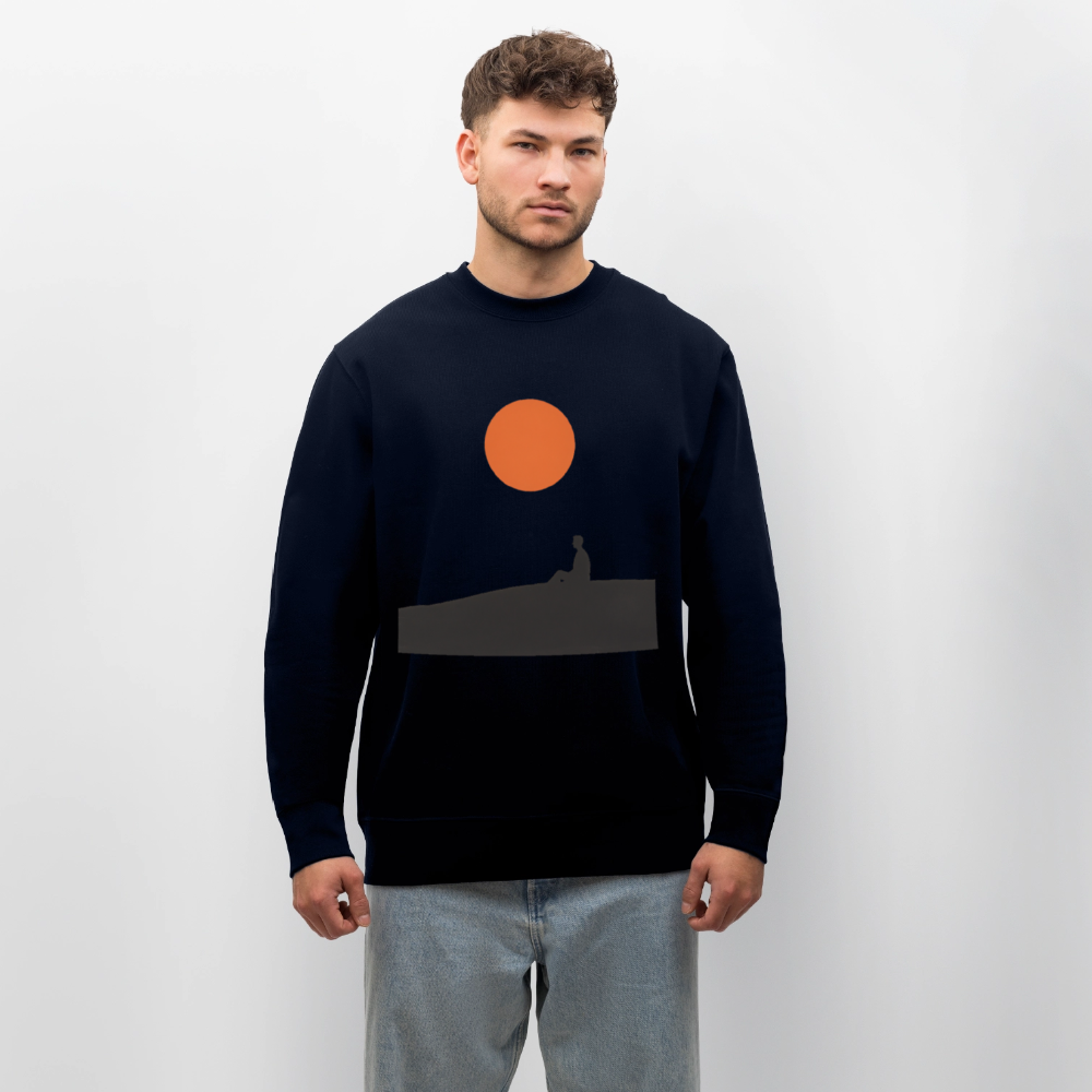 Under the sun, Ekologisk sweatshirt CHANGER unisex från Stanley/Stella - marinblått