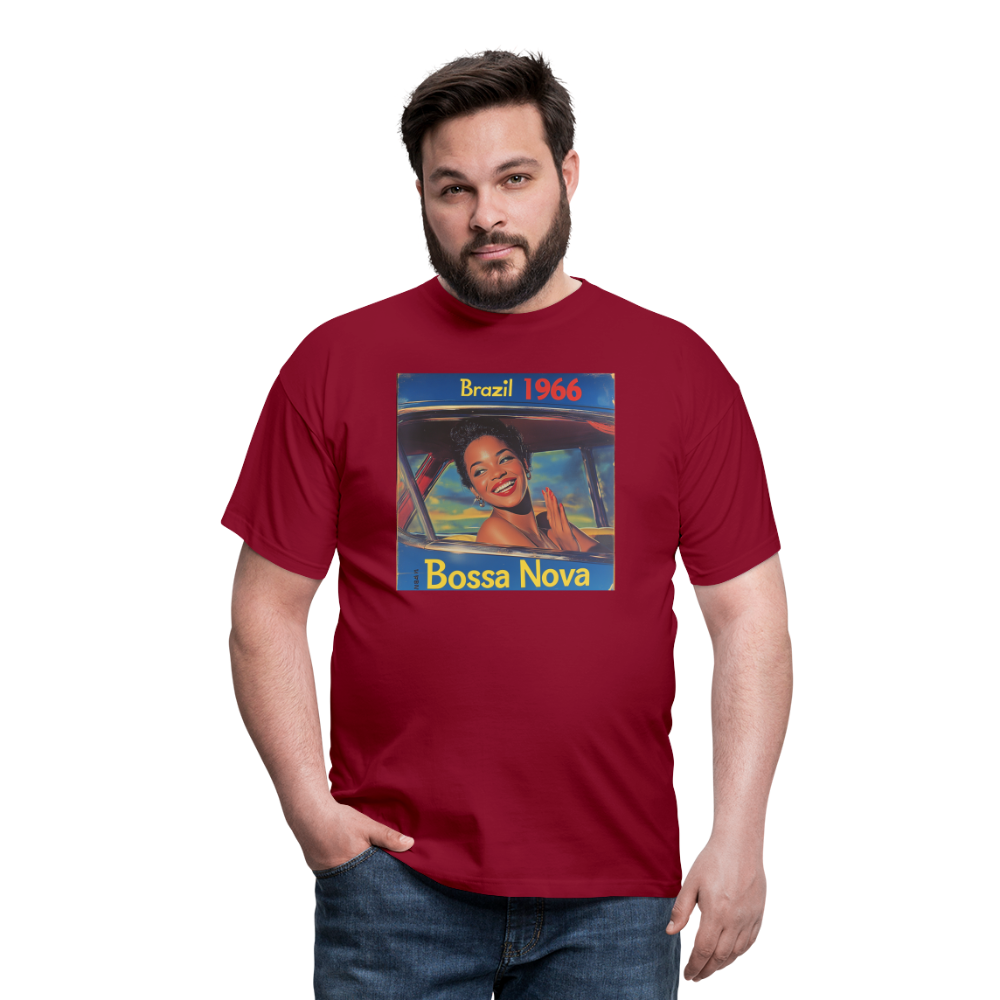 Isabela Costa, brazil 1966, T-shirt herr - tegelröd
