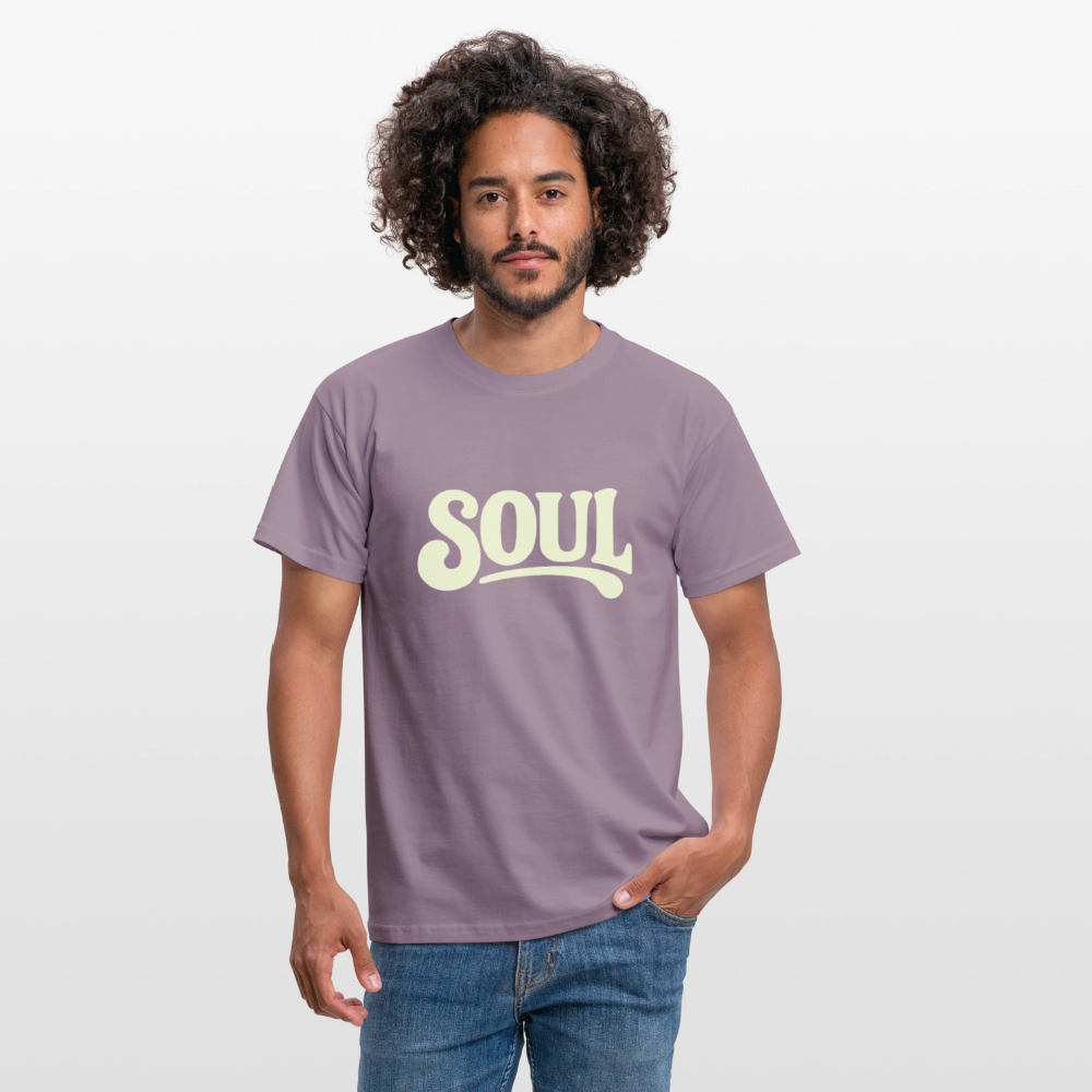 All About Soul, T-shirt unisex - lilagrå