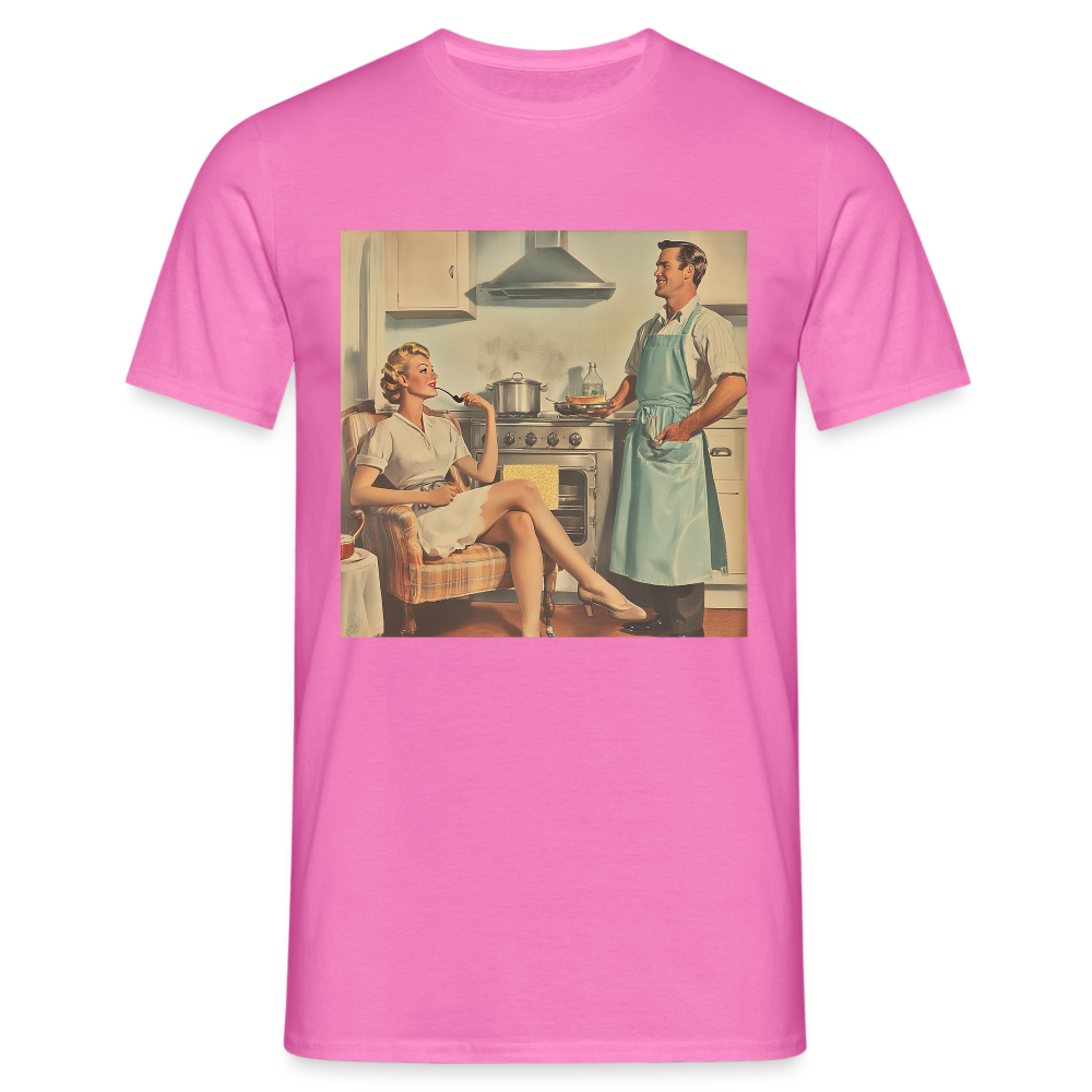 Äta bör man - annars dör man, T-shirt herr - rosa