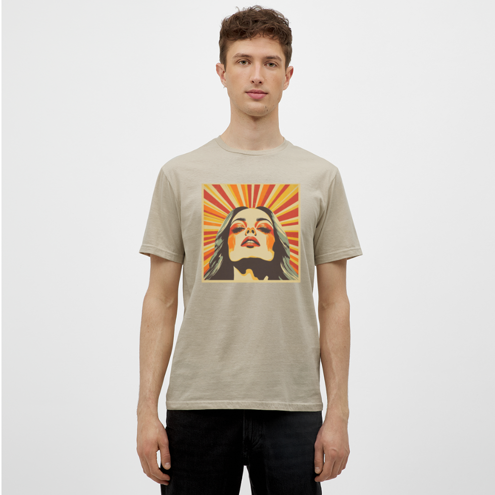 Dagens Första Strålar, T-shirt herr - sandbeige