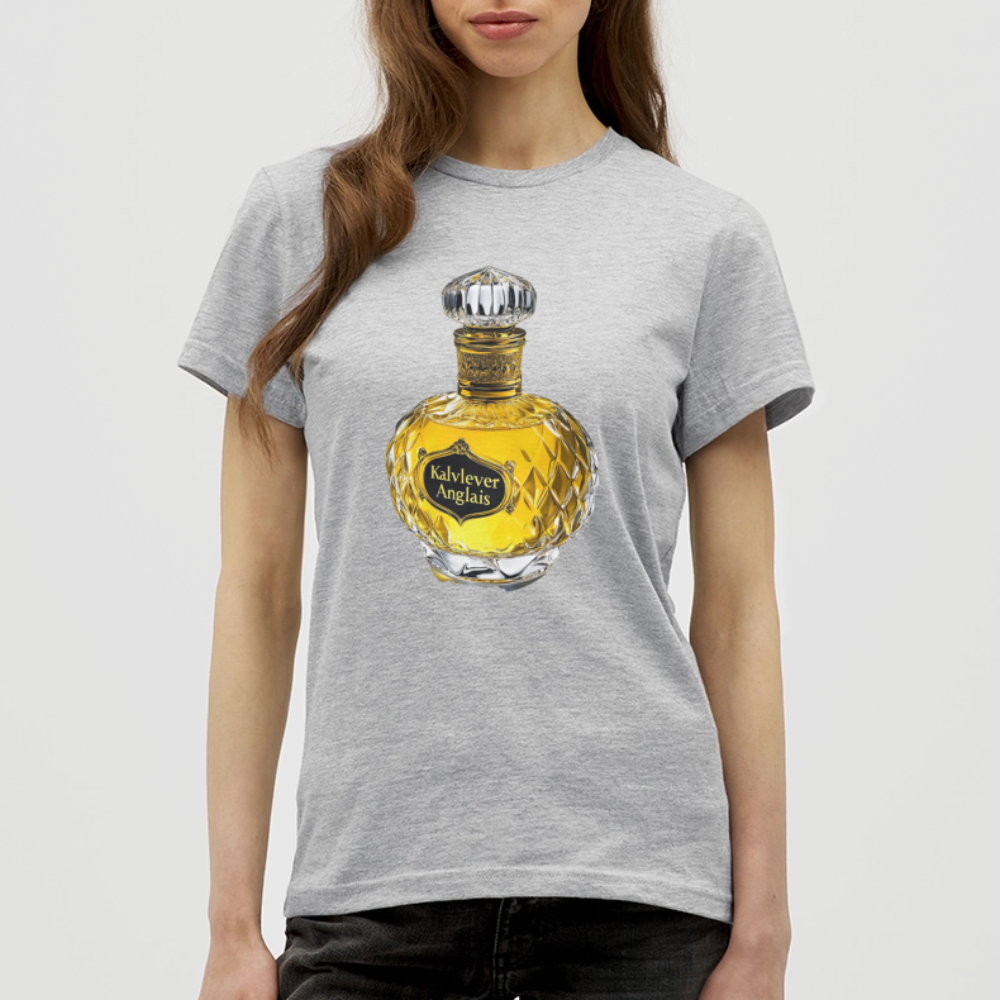Eau de Perfume, T-shirt dam - gråmelerad