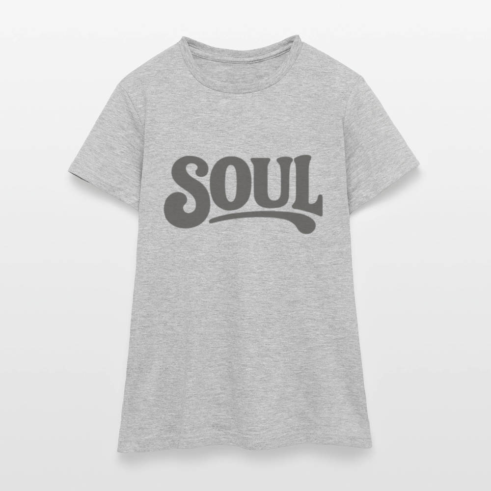 All About Soul, T-shirt dam - gråmelerad