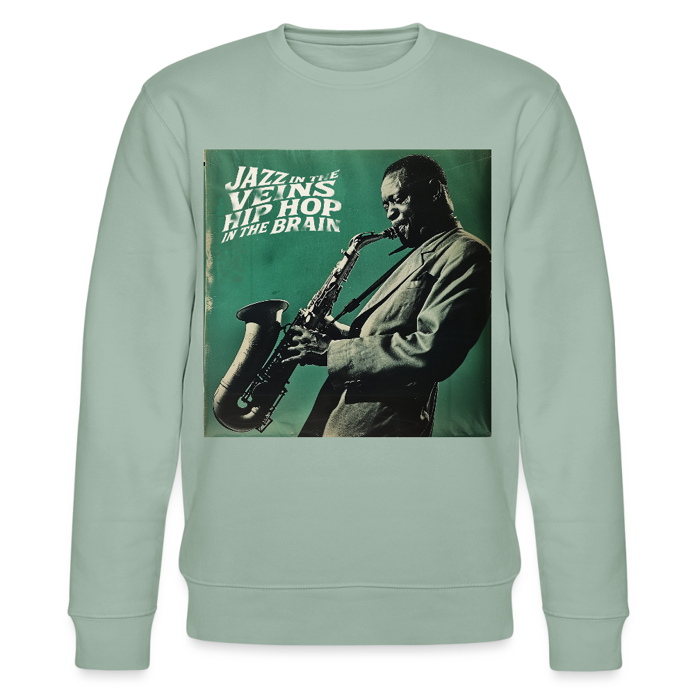 Groove in the Mind, Ekologisk sweatshirt CHANGER unisex från Stanley/Stella - ljus grågrön