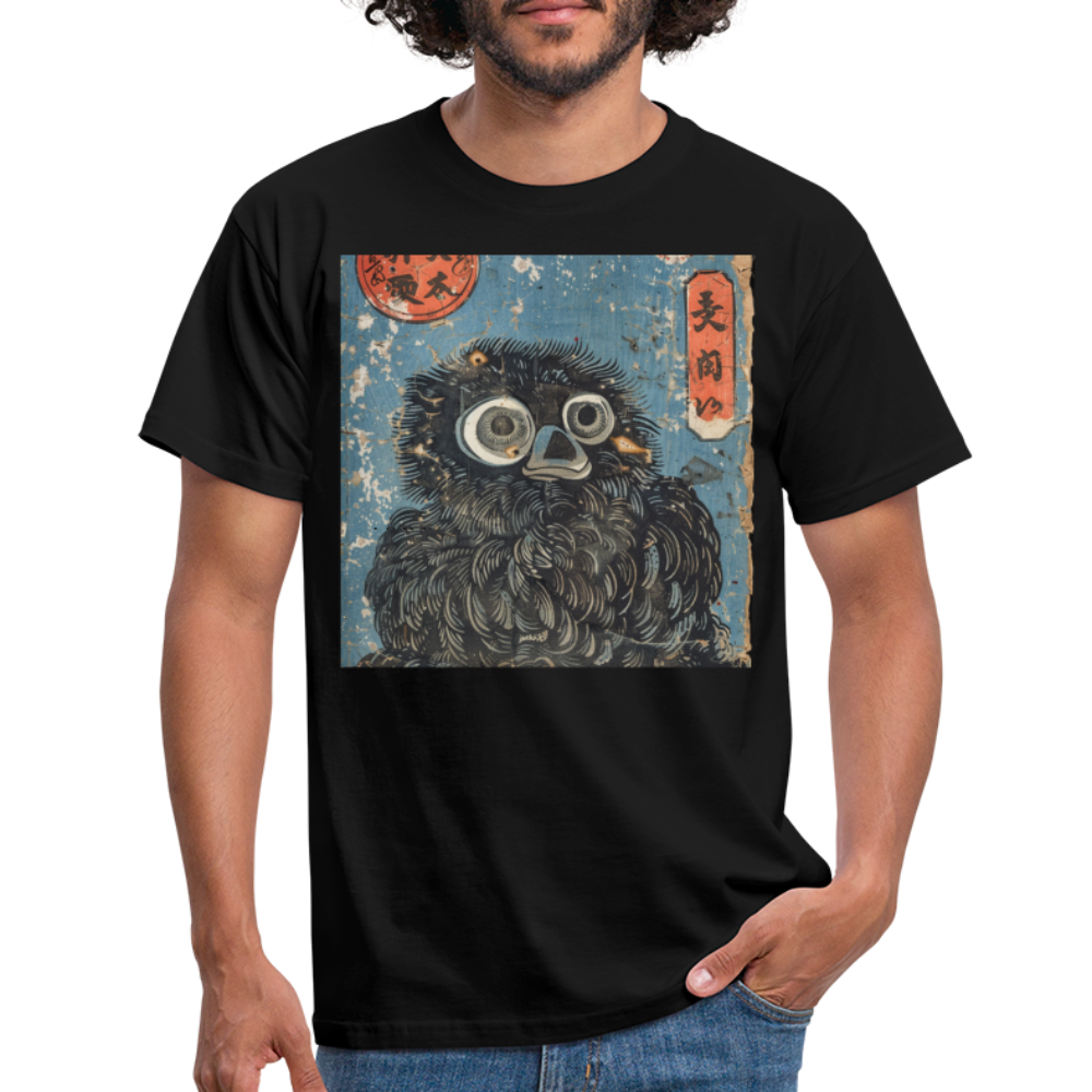 Denimiko, T-shirt herr - svart