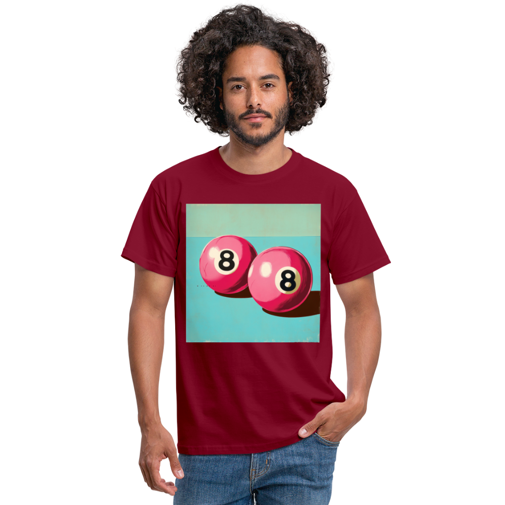 Rosa Rivaler, T-shirt herr - tegelröd