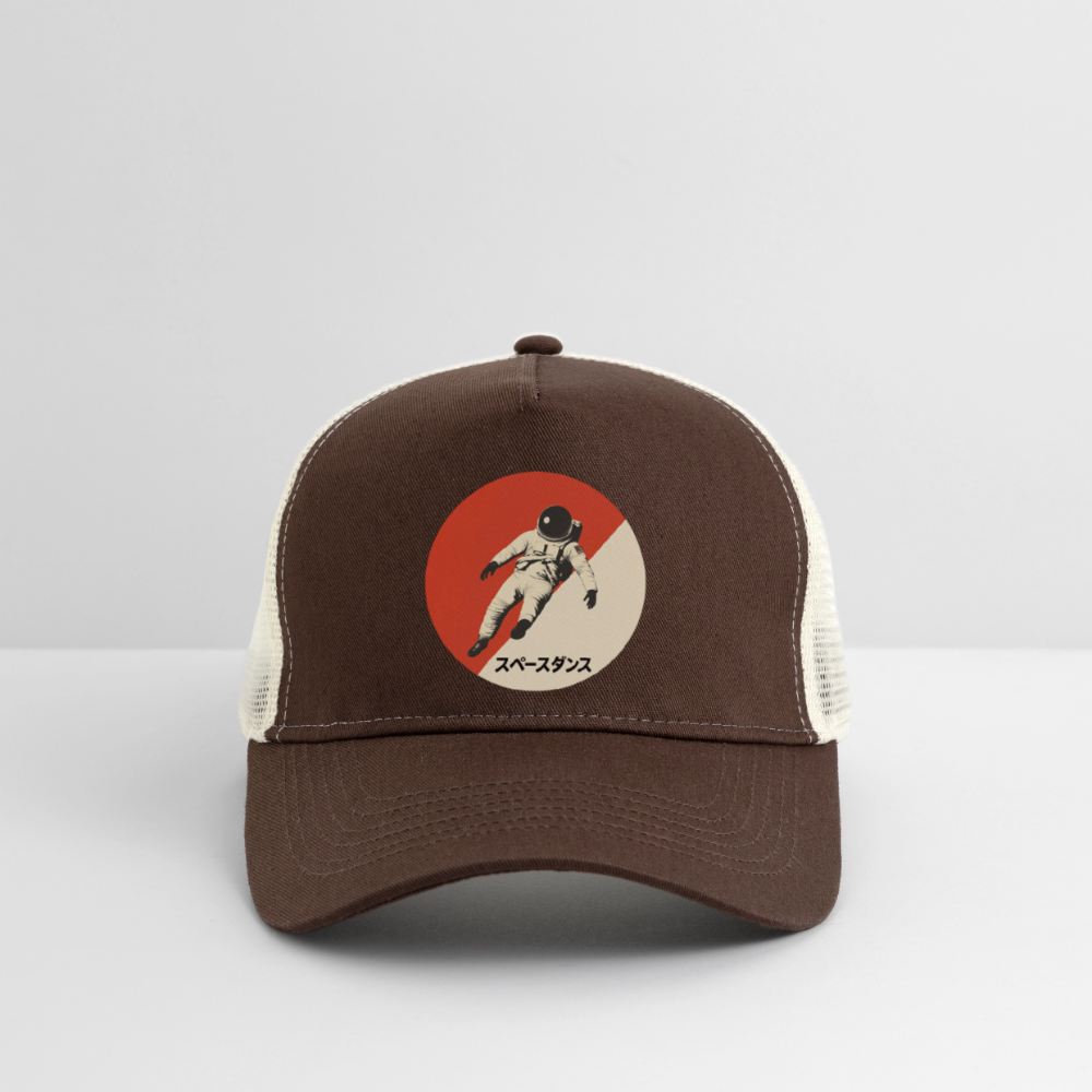 Space Dance, Trucker Cap - brun/beige