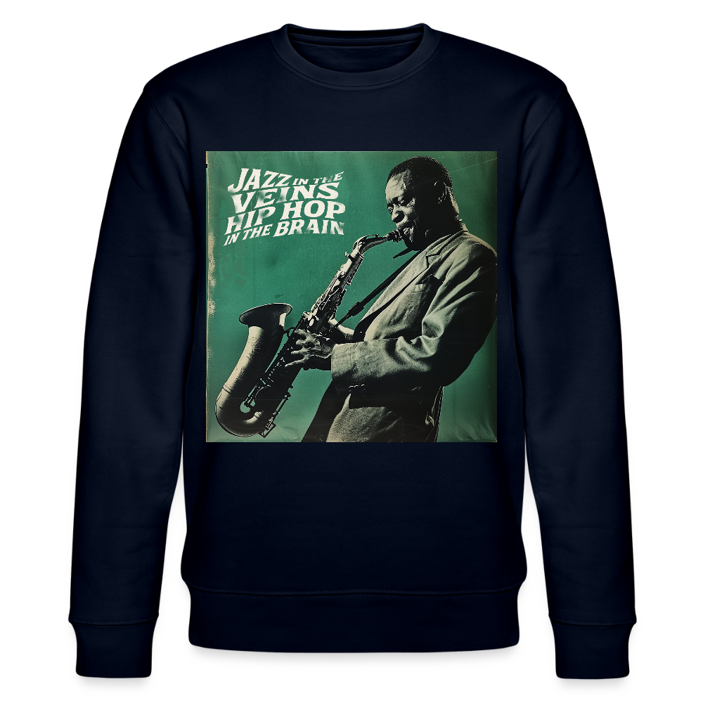 Groove in the Mind, Ekologisk sweatshirt CHANGER unisex från Stanley/Stella - marinblått