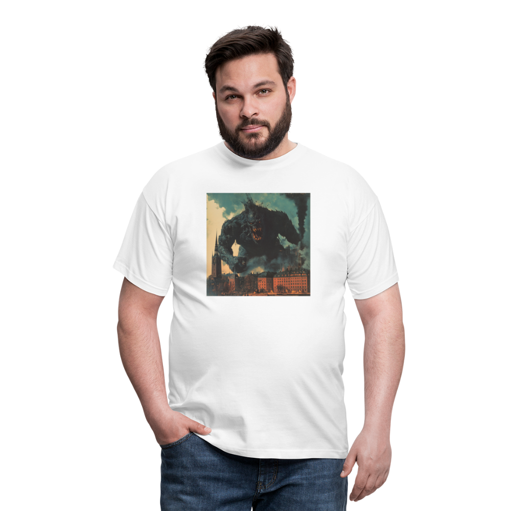 Helvetesstorm över Staden, T-shirt herr - vit