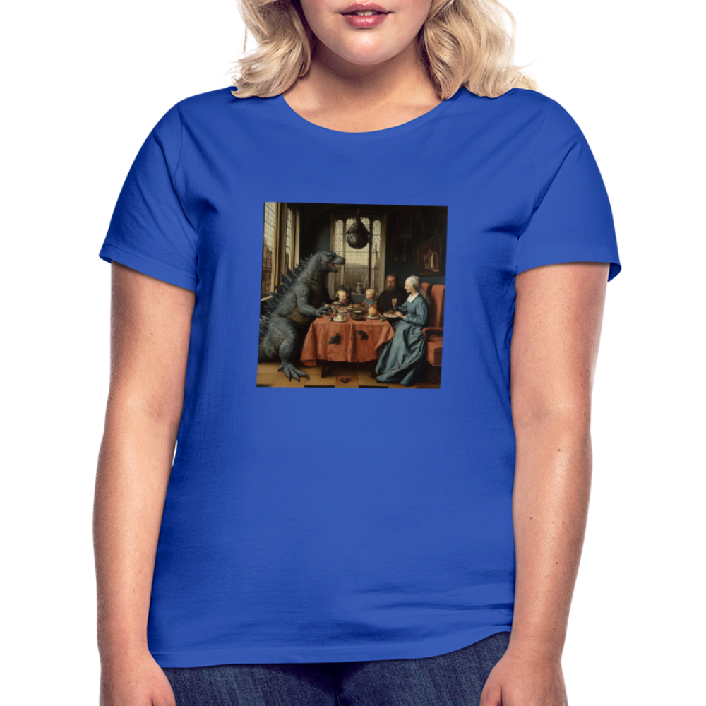 Familjens Fest med Gäst, T-shirt dam - royalblå