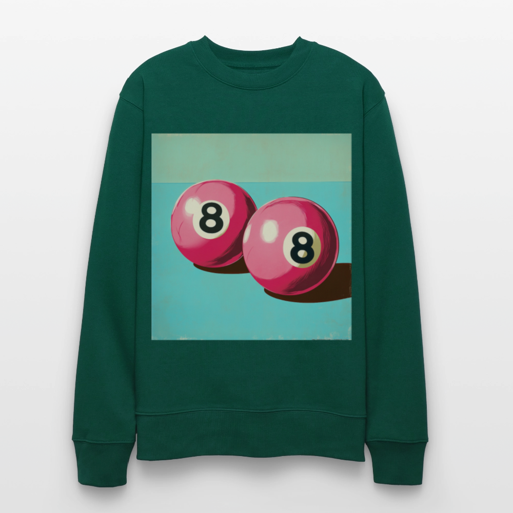Rosa Rivaler, Ekologisk sweatshirt CHANGER unisex från Stanley/Stella - skogsgrön