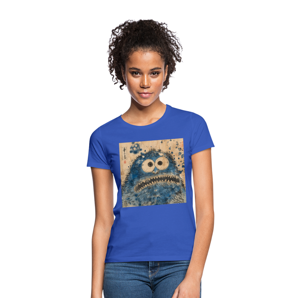 Uramiko ramlar i vattnet, T-shirt dam - royalblå