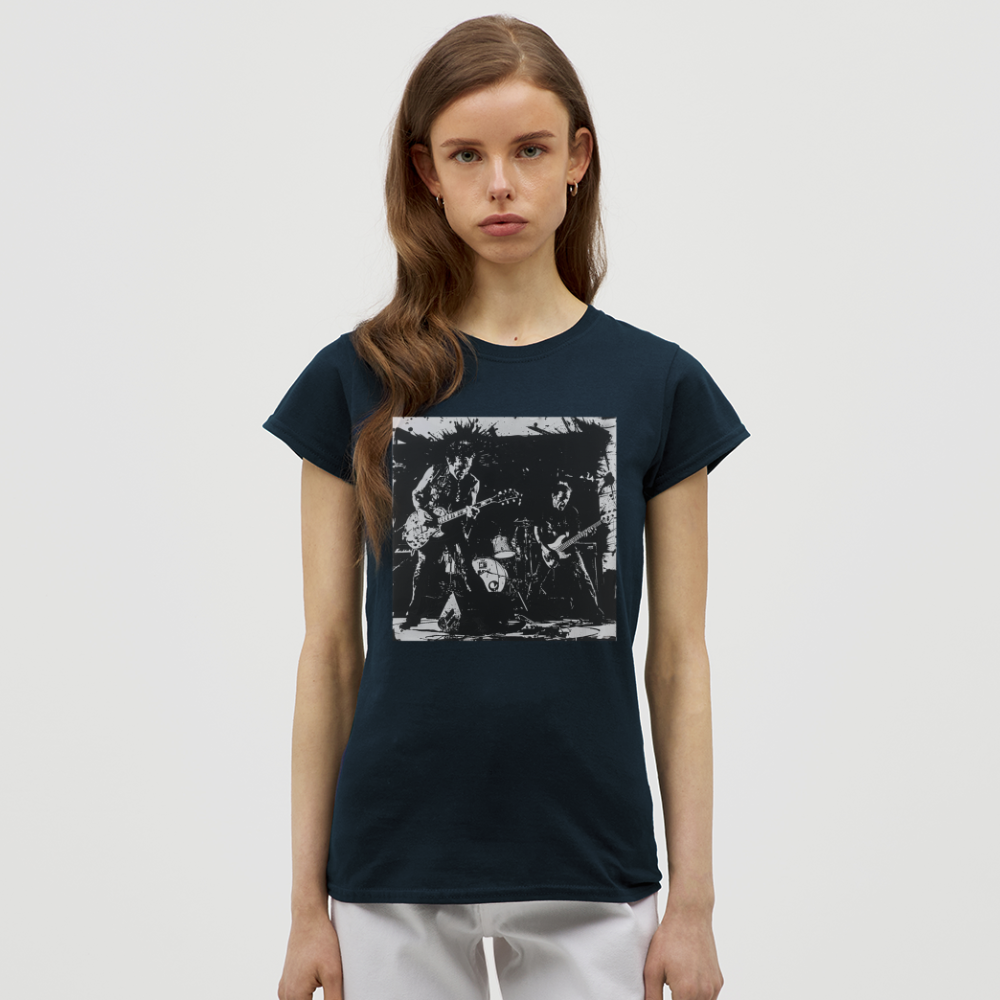 Köttfärsraseri, T-shirt dam - marinblå