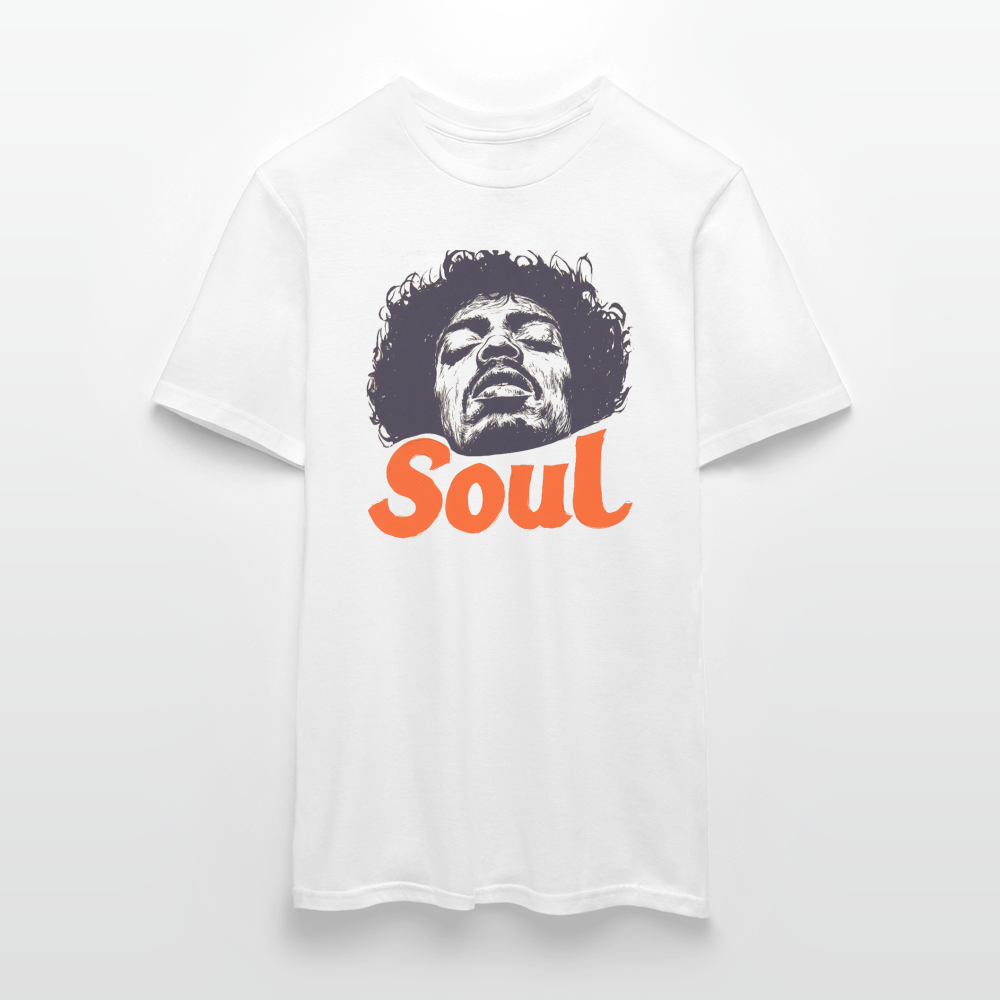 Kärlek, frihet och rättvisa, T-shirt herr - vit