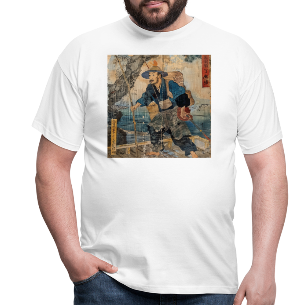 Fiskaren som bytte karriär, T-shirt herr - vit