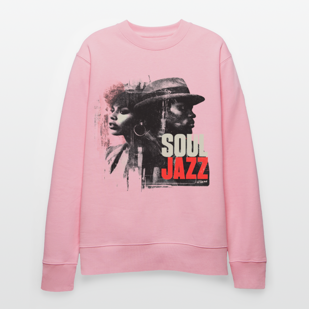 Soul Jazz Experience, Ekologisk sweatshirt CHANGER unisex från Stanley/Stella - ljusrosa