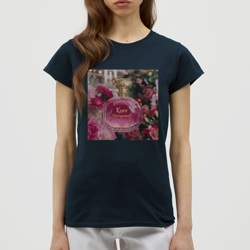 Eau de Toilette, T-shirt dam - marinblå