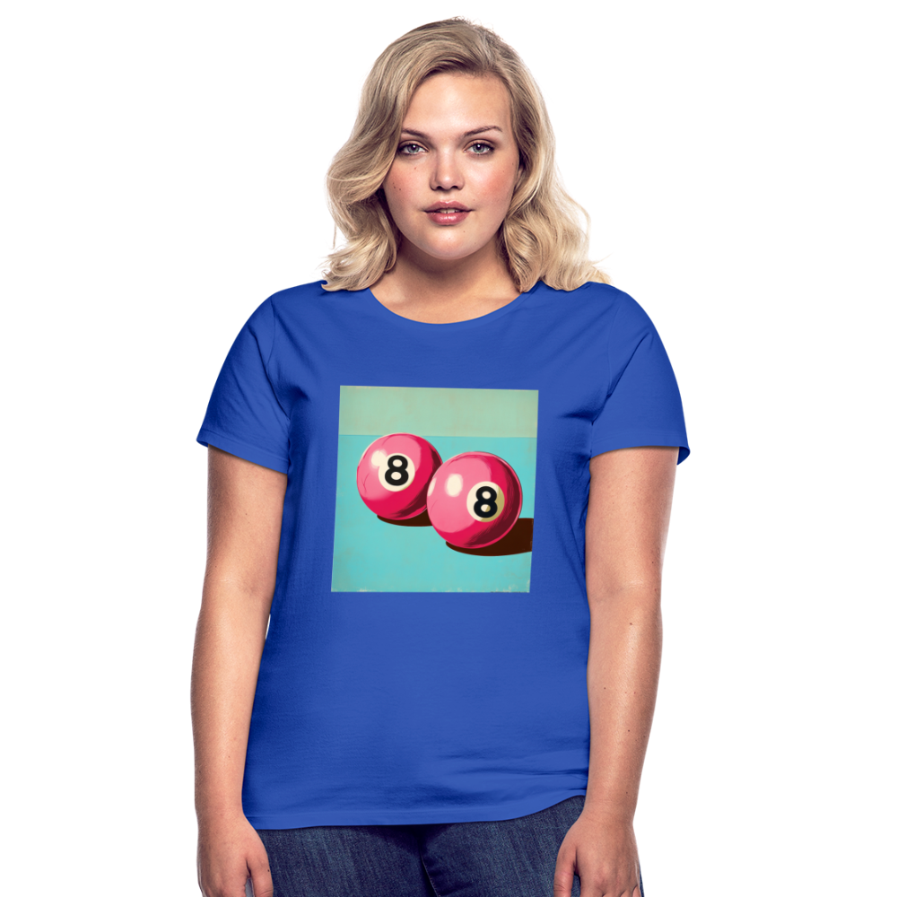 Rosa Rivaler, T-shirt dam - royalblå