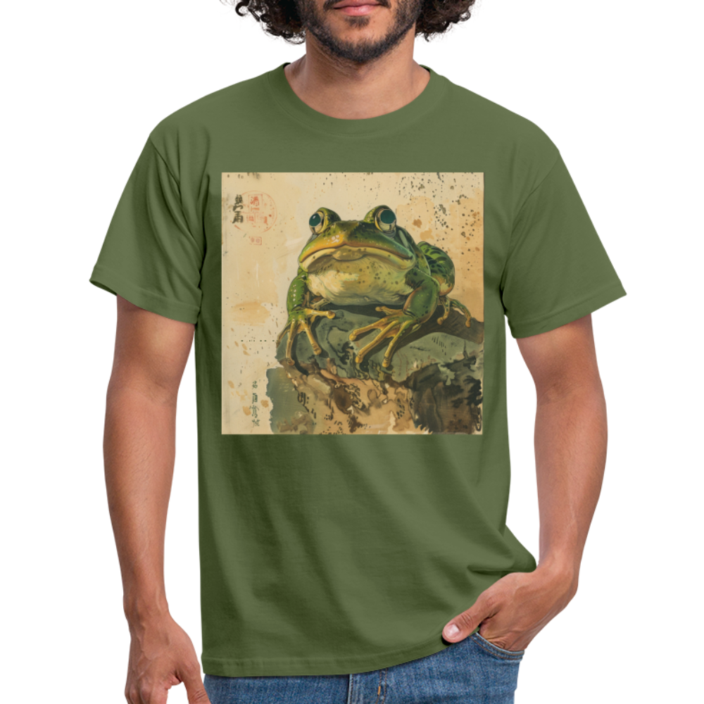 Grodan i Skymningen, T-shirt herr - Militärgrön