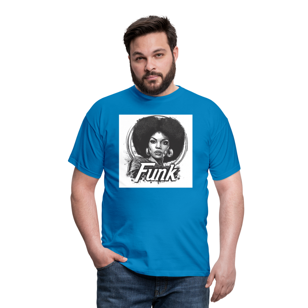 Funk Queen: Power in Motion, T-shirt herr - kungsblå