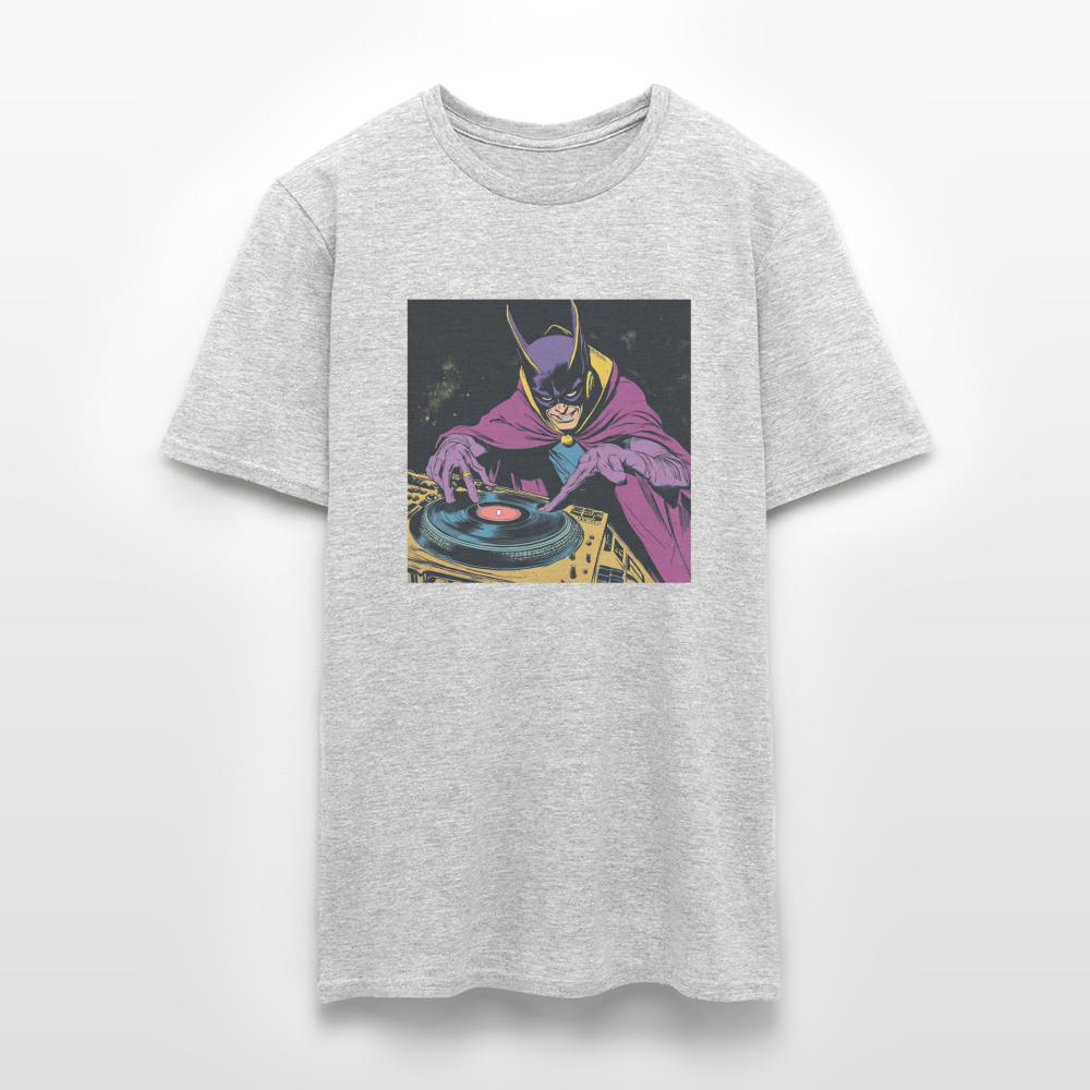 Purple Pulse, T-shirt herr - gråmelerad
