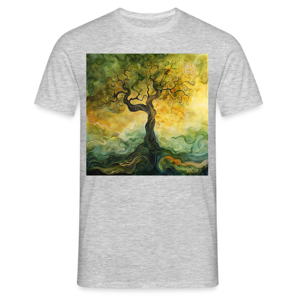 Trädets visdom, T-shirt herr - gråmelerad