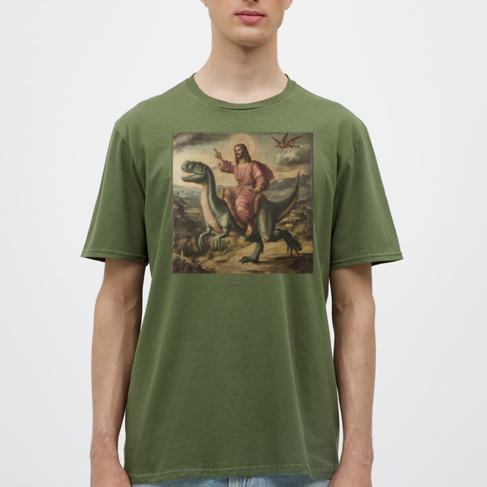 Ritten genom Tiden, T-shirt herr - Militärgrön