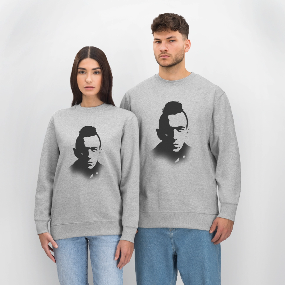 Stencil of Rebellion, Ekologisk sweatshirt CHANGER unisex från Stanley/Stella - gråmelerad