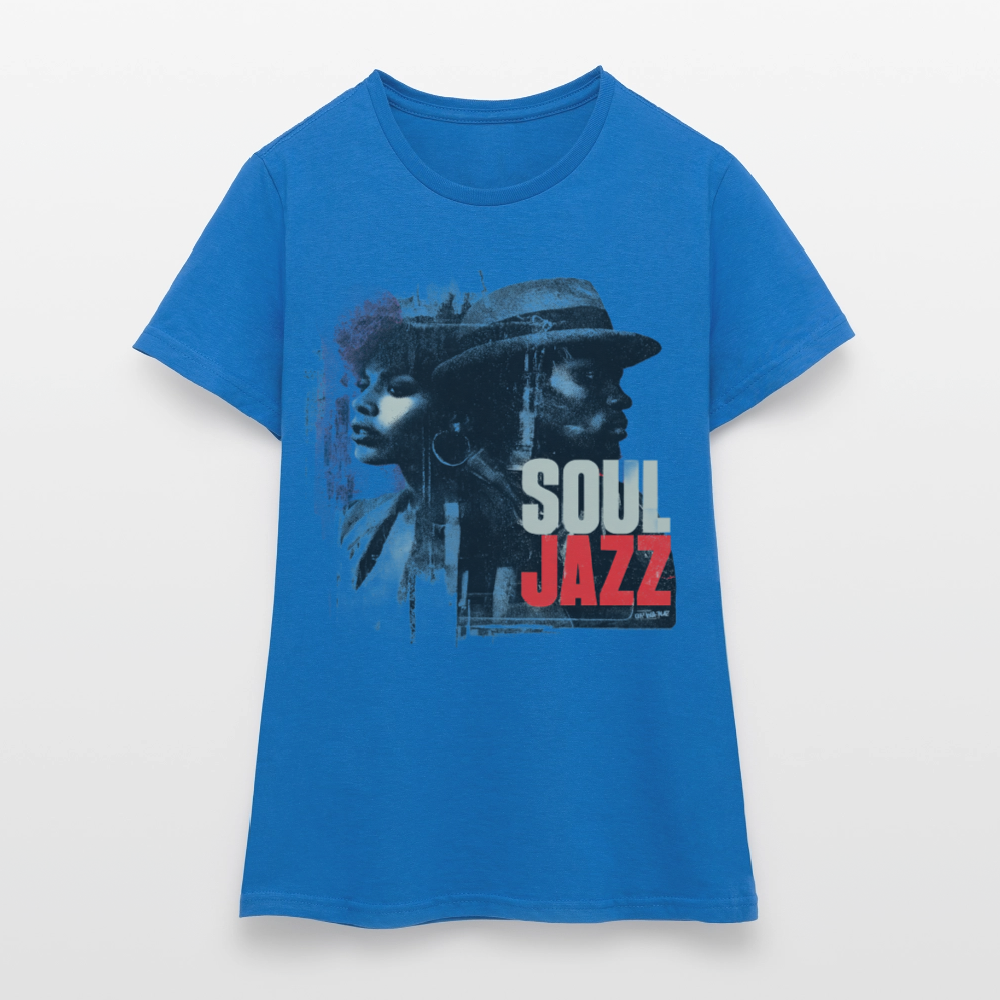 Soul Jazz Experience, T-shirt dam - royalblå