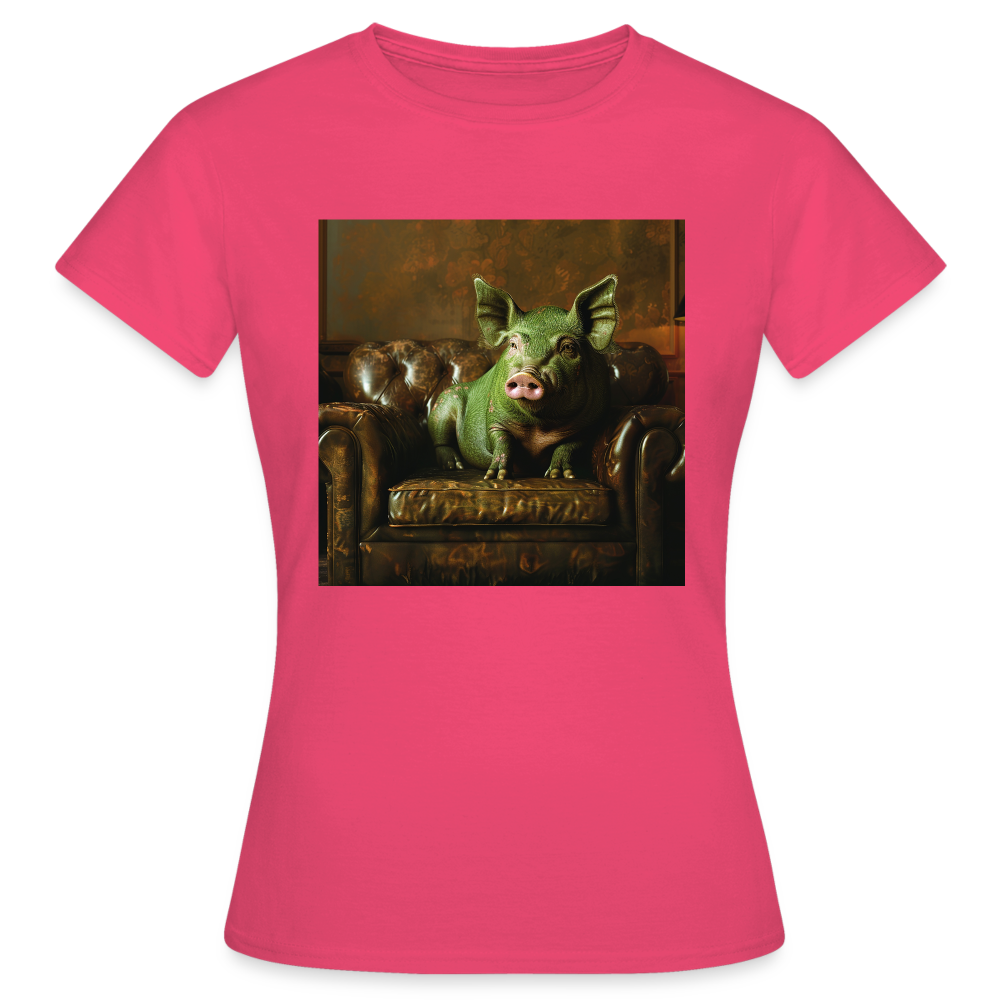 Grön Elegans, T-shirt dam - azalea
