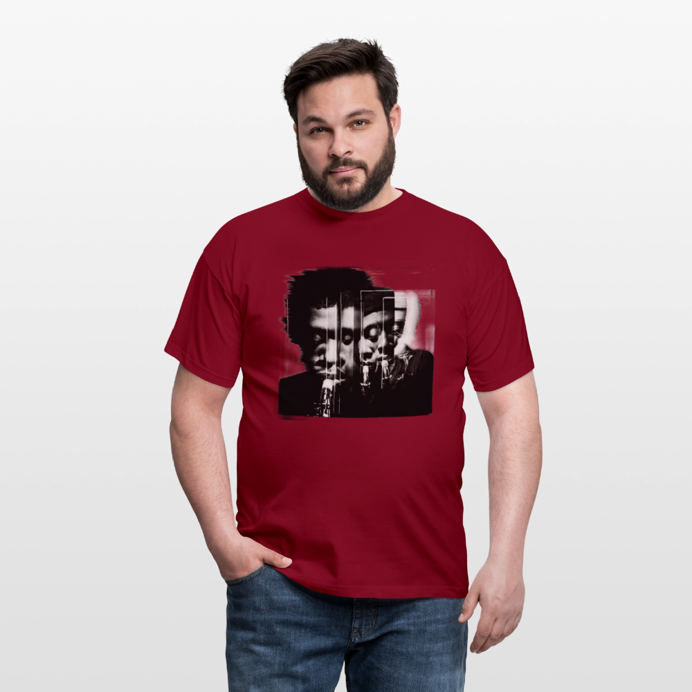 Between Breaths, T-shirt herr - tegelröd