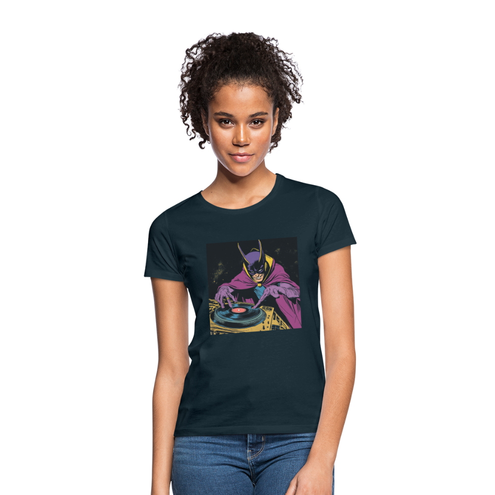 Purple Pulse, T-shirt dam - marinblå