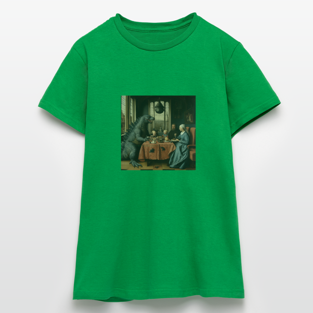 Familjens Fest med Gäst, T-shirt dam - kellygrön