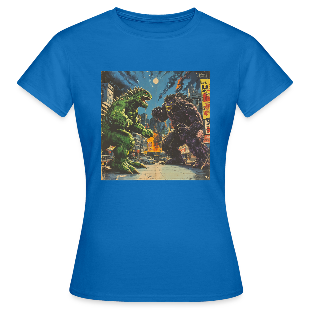 Kampen vid Solnedgången, T-shirt dam - royalblå