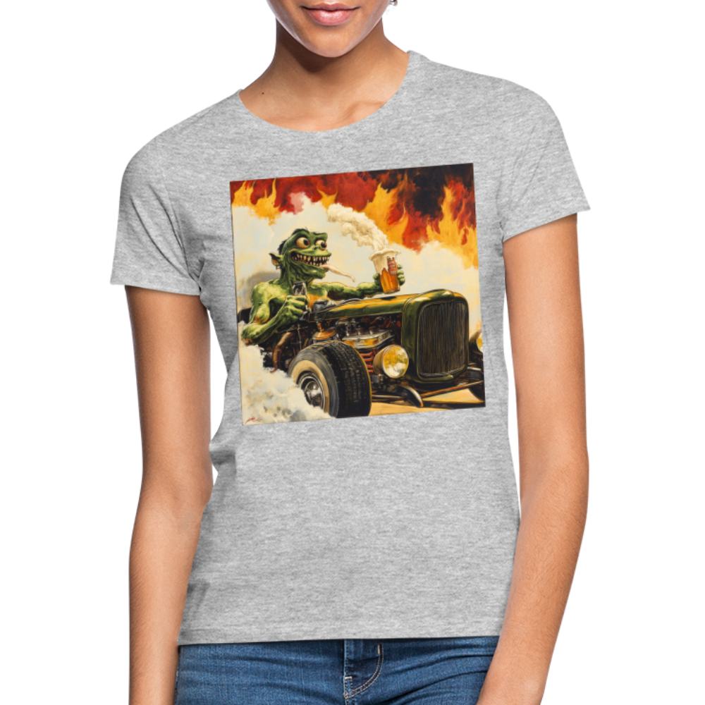 Ragg-Rex, T-shirt dam - gråmelerad