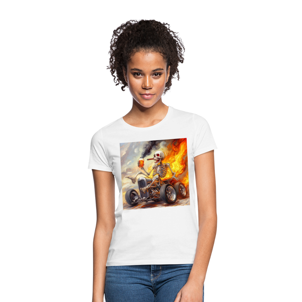 Knekta Krash, T-shirt dam - vit