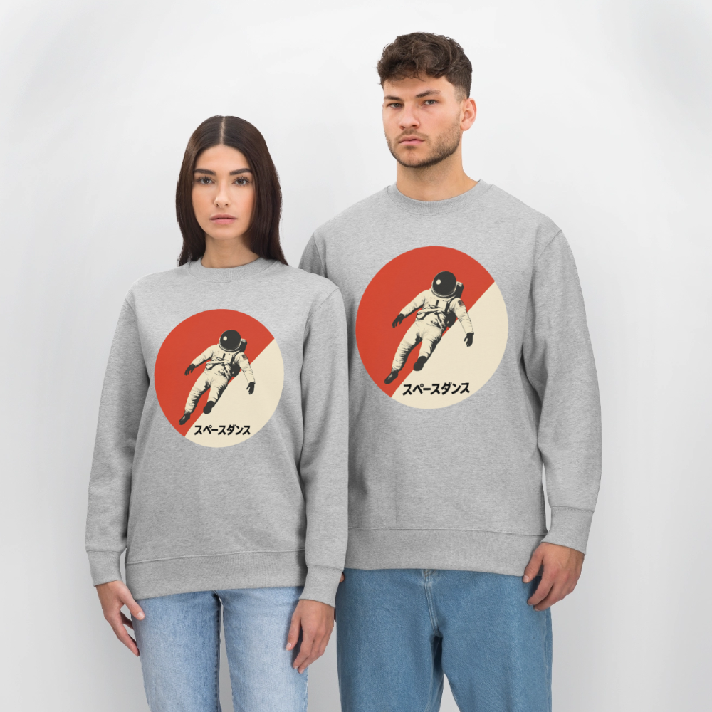 Space Dance, Ekologisk sweatshirt CHANGER unisex från Stanley/Stella - gråmelerad