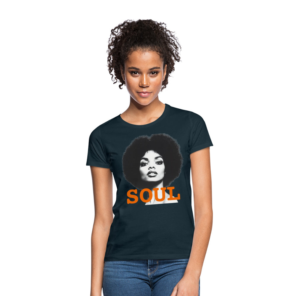 Soul PWR, T-shirt dam - marinblå