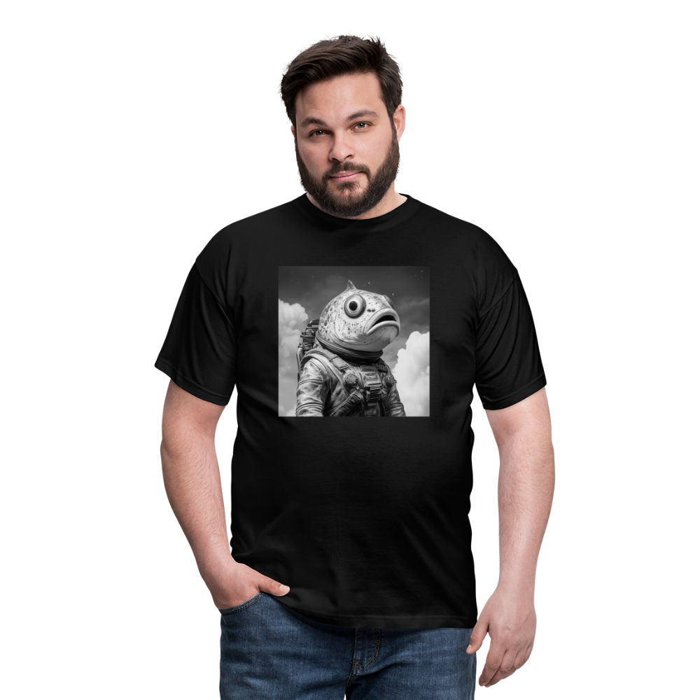 En ensam simtur i universum, T-shirt herr - svart