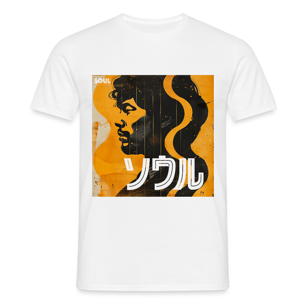 Nippon Grooves, T-shirt unisex - vit