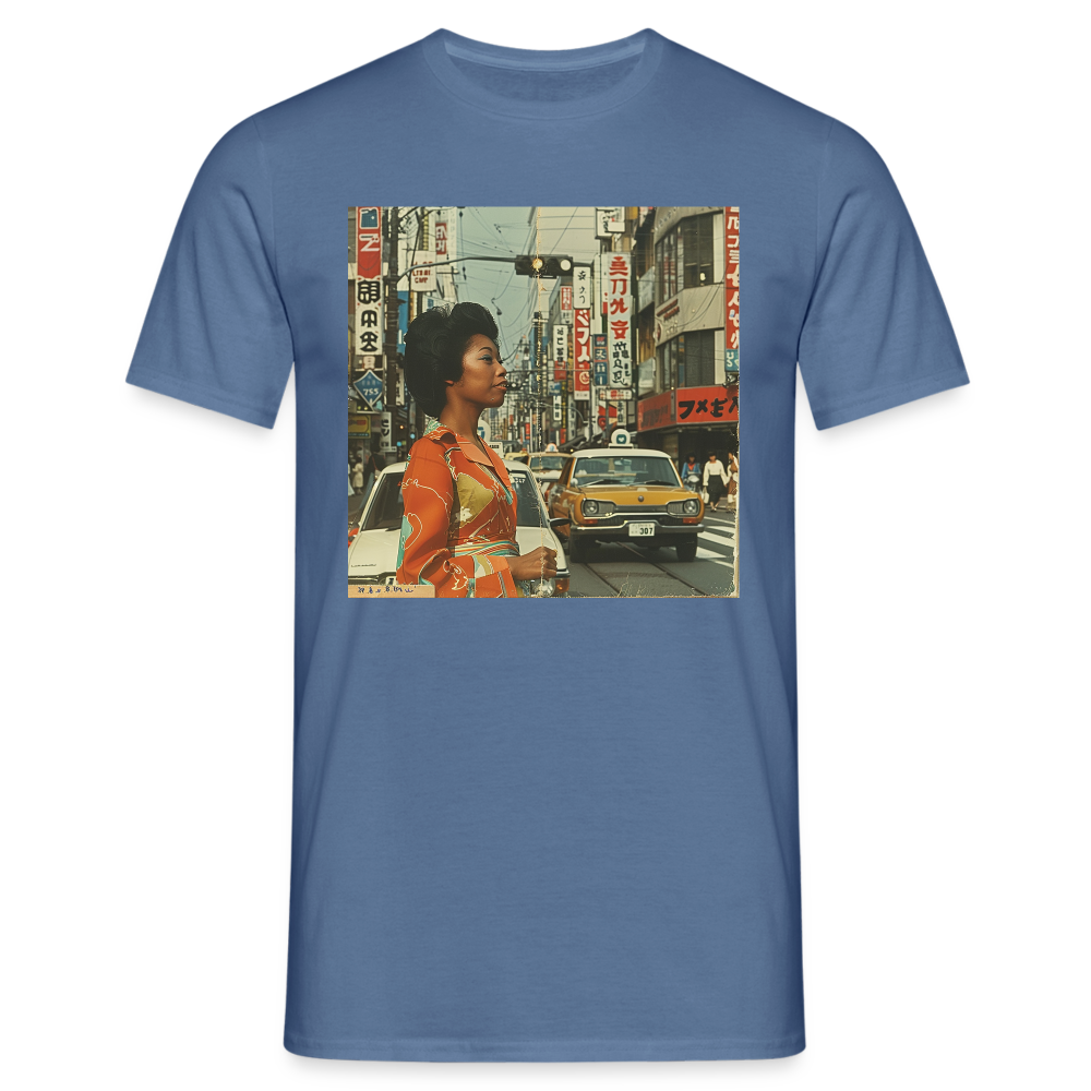 Yumi Sakamoto, T-shirt herr - duvblå