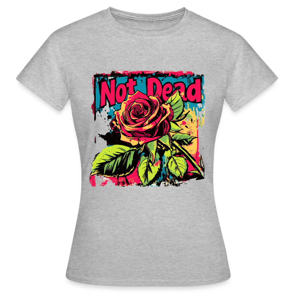 Den Eviga Rosen, T-shirt dam - gråmelerad