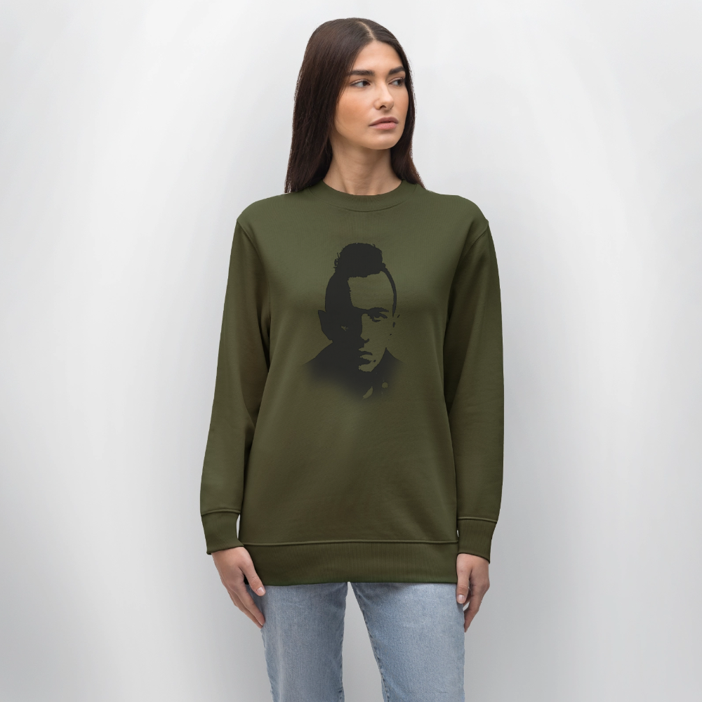 Stencil of Rebellion, Ekologisk sweatshirt CHANGER unisex från Stanley/Stella - kaki
