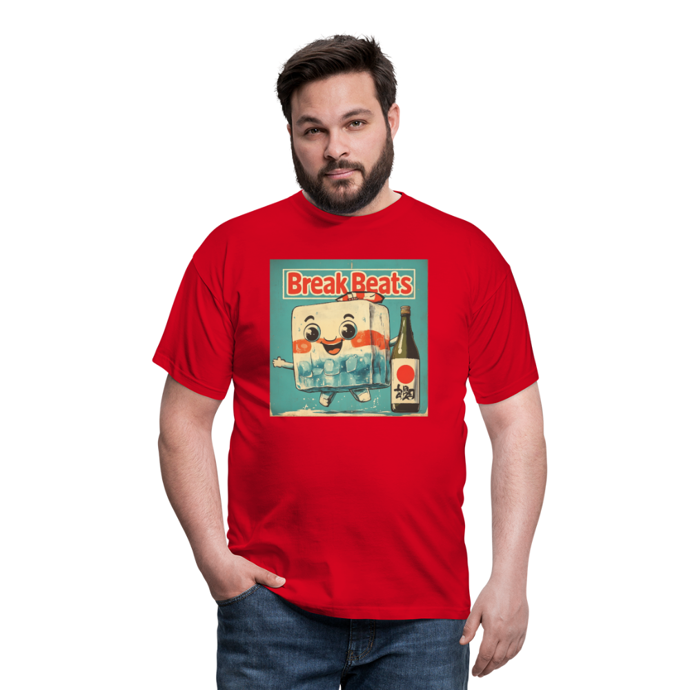 Nippon Break Beats, T-shirt herr - röd